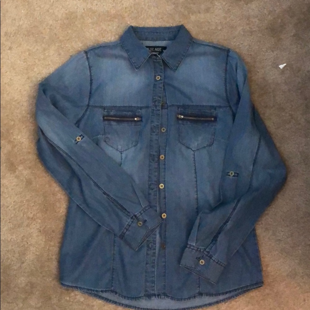 Blue Age Long Sleeve Denim Shirt